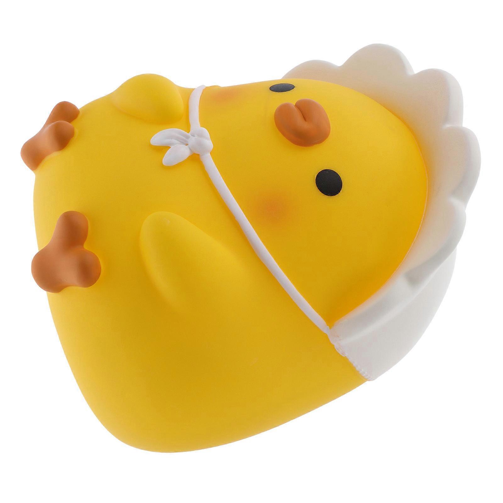 Chick Saving Pot Coin Bank for Storage 3Pcs Yellow Piggy Bank