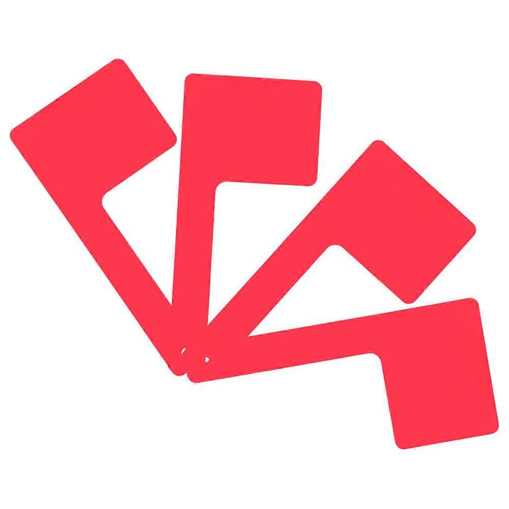 Acrylic Red Mailbox Flag Replacement for Outdoor Use 12Pcs