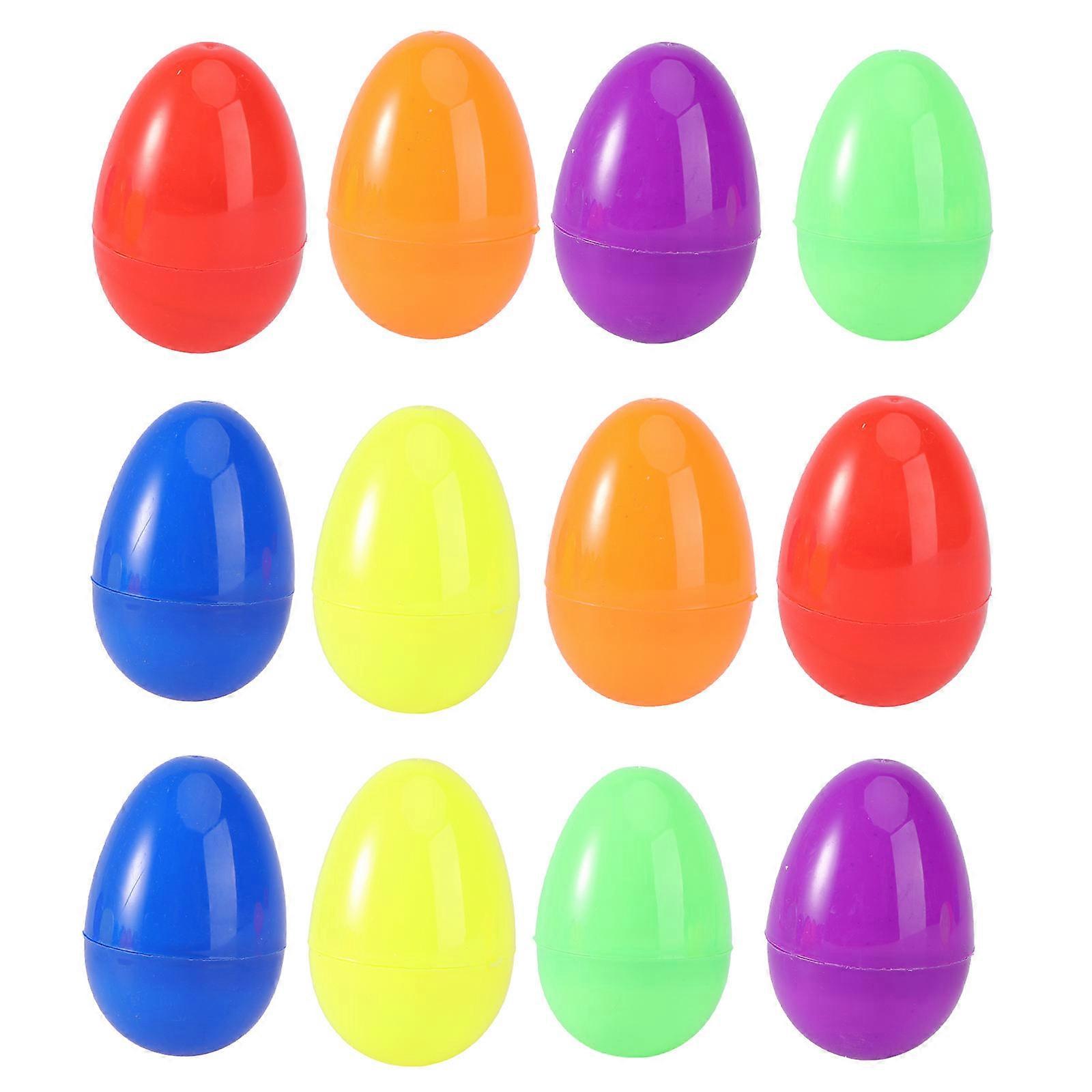 Plastic Chicken Eggs Easter Eggs for 36Pcs Mixed Colors