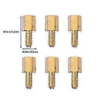 1 Set Round Head Screw M3 Hex Spacer Insulation Gasket for Computer Mainboard