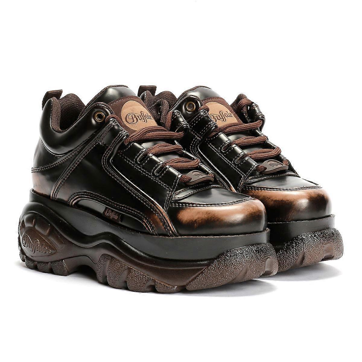 Buffalo 1339-14 Leather Women's Brown Trainers