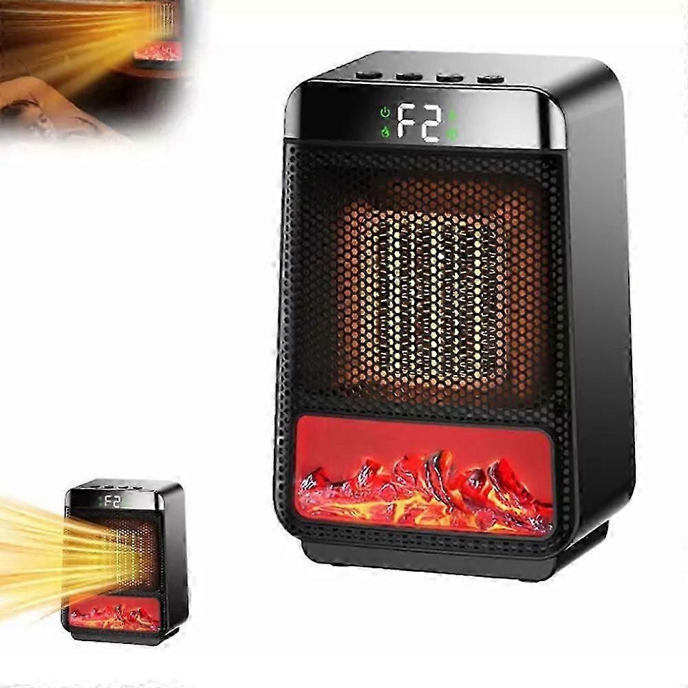 E03-Flame Heater,Space Heaters for Indoor Use,Small Electric Flame Heaters