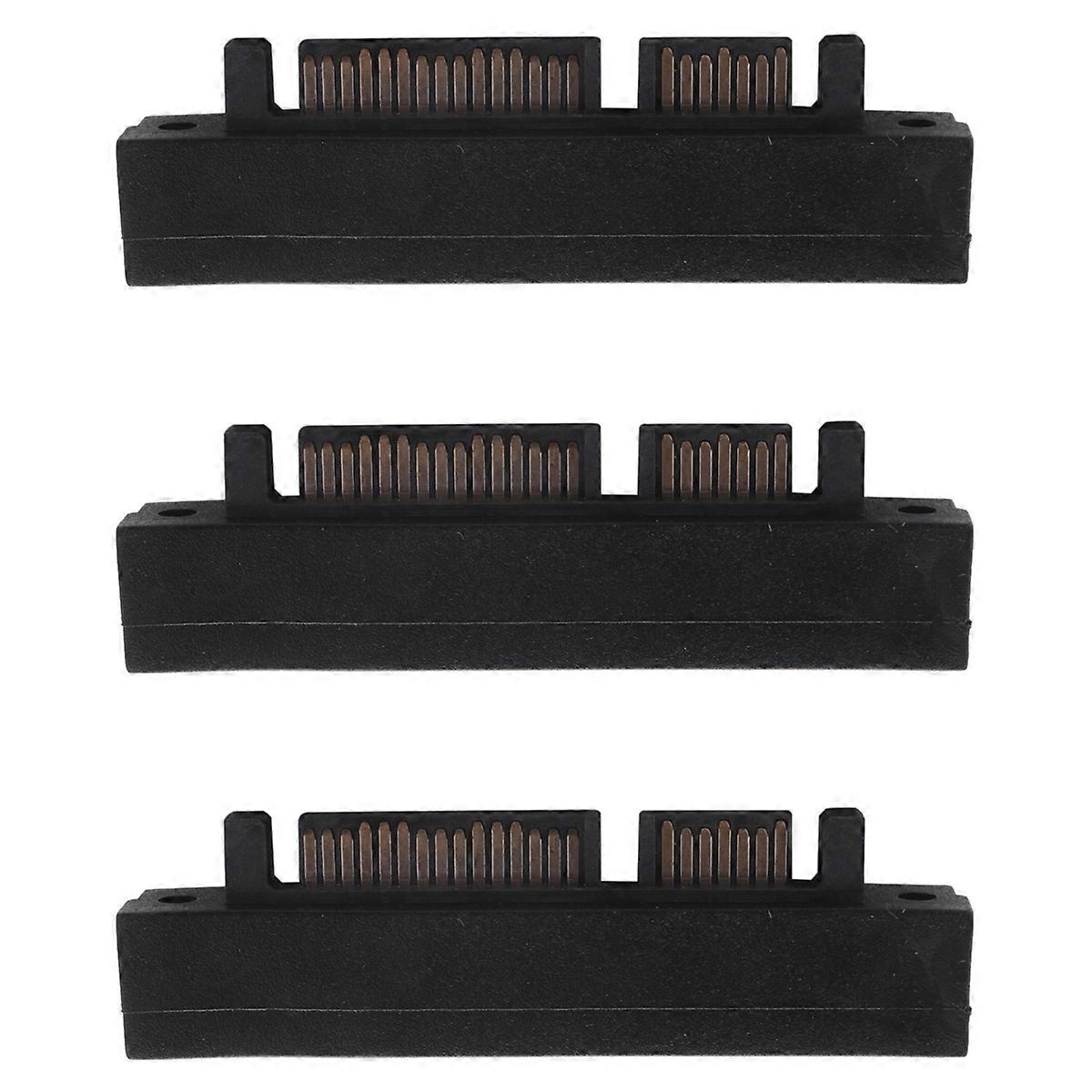 Right Angled 90 Degree SAS 22 Pin to 7 Pin + 15 Pin SATA Adapter