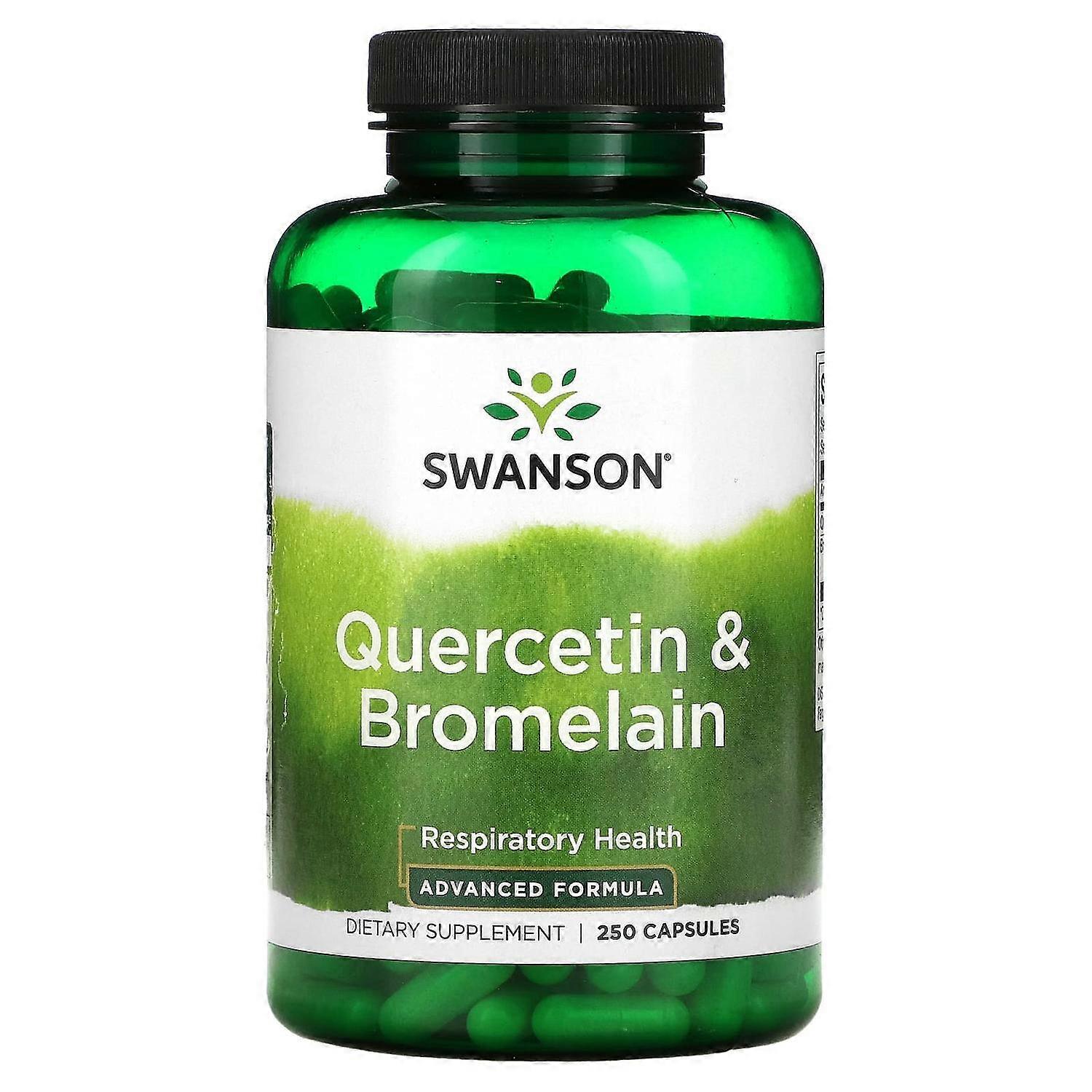 Swanson, Quercetina e Bromelaína, 250 Cápsulas