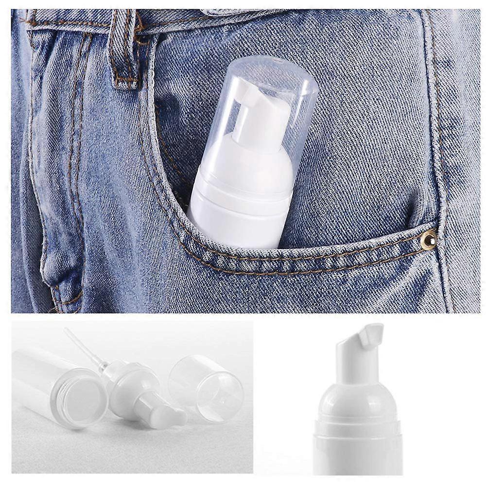 Press Pump Bottle for Storage 9Pcs White Makeup Lotion Containers