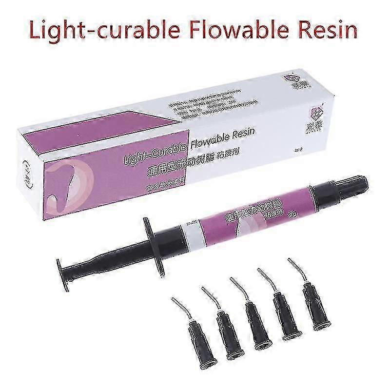 Dental Light-curable Flowable Fluid Flow Light Curing Composite Resin Materials Hfmqv