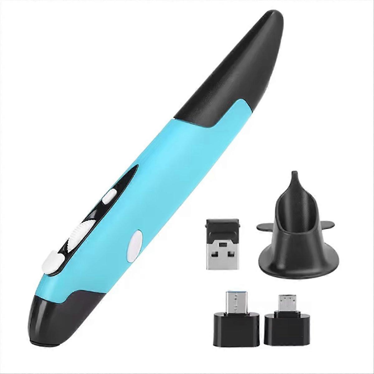 Ergonomic Mouse Mouse Pen Type Mouse USB Computer PC Parts Wireless 2.4G Mouse Pen Type Innovative V