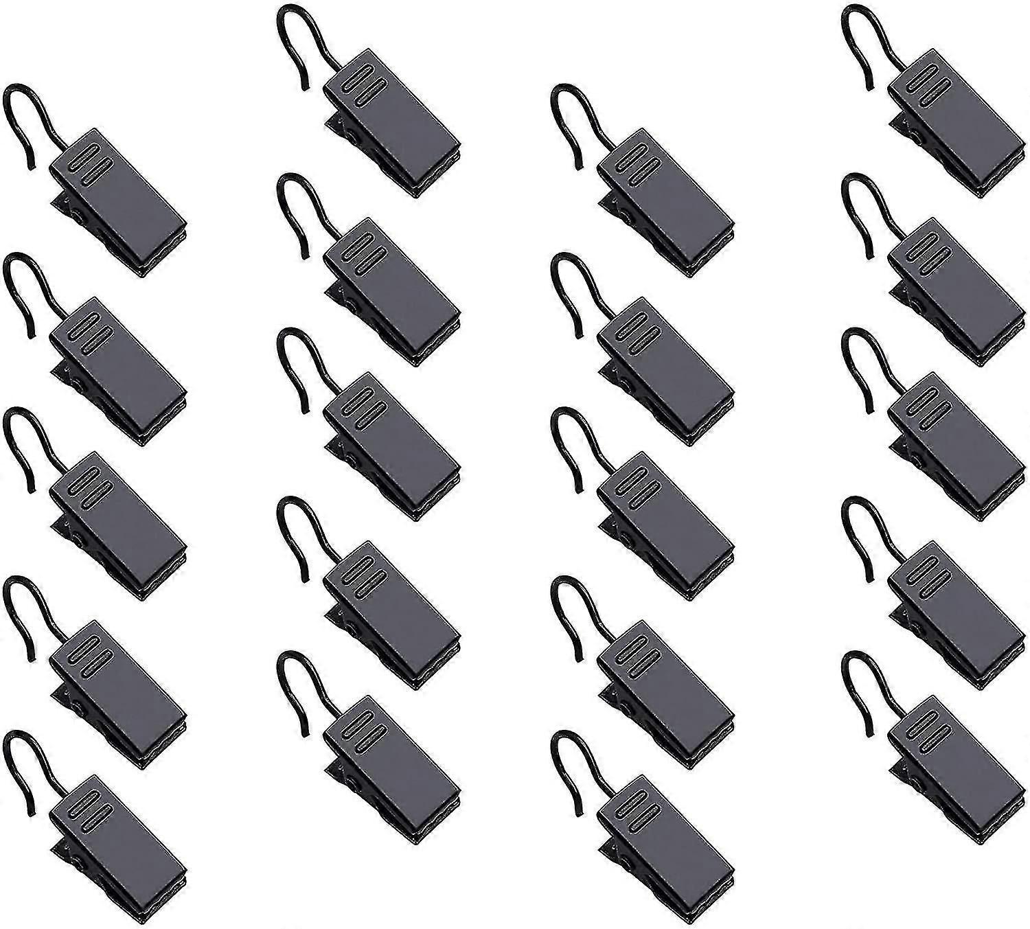 50 Pcs Metal Curtain Clips, Small Shower Curtain Hooks Hanger Photo Clips Bulldog Clips
