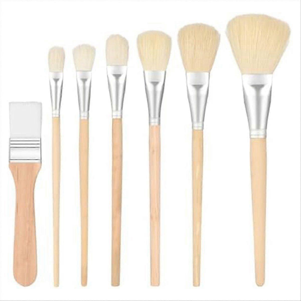 Mop Brush for Acrylic Painting, Assorted Size Paint Brush Set 7PCS