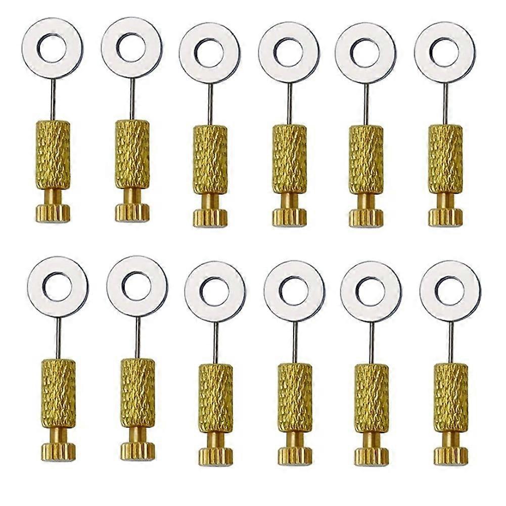 12Pcs Handmade Leather Goods Tools Suture Fixing Needle 6-12mm