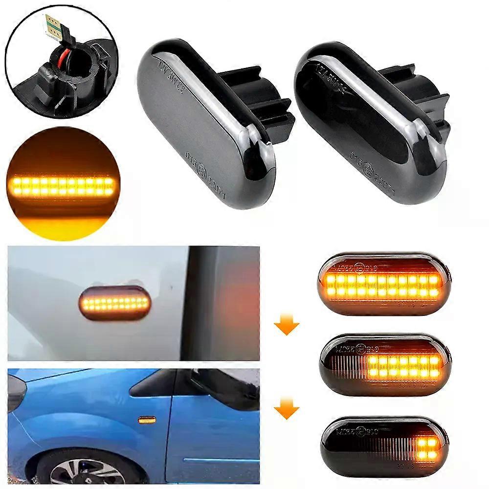 For Renault Megane 1 Clio1 2 KANGOO ESPACE Dacia Duster Dokker Lodgy Smart Fortwo 453 Led Dynamic Turn Signal Lights Side Marker