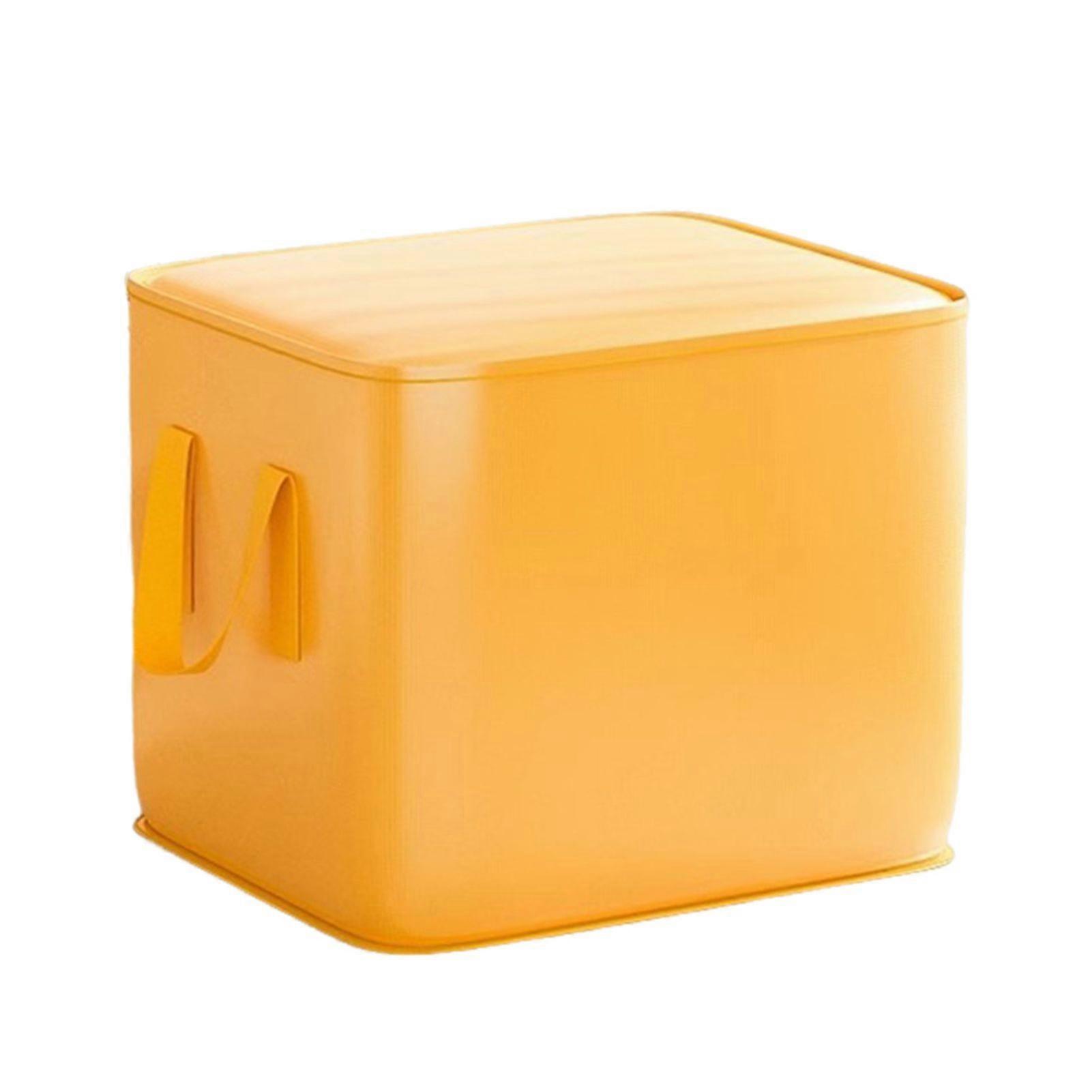 Clothing Blanket Storage Bag with Reinforced Handle Large Capacity Zipper Closure Waterproof Comforter Blanket Container