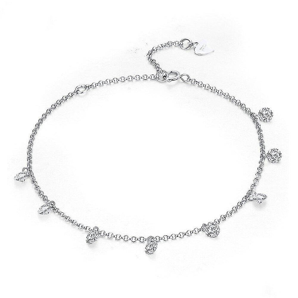 ブレスレットシルバーメッキシンプルリンクチェーンブレスレットバングル女性用ジュエリー