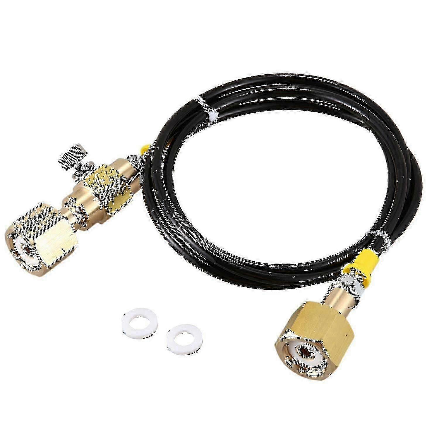 O2 خزان محطة شحن محول نقل مع 1.5 متر 5 قدم خرطوم W21.8-14 إلى W21.8-14 (477) الطريق السريع