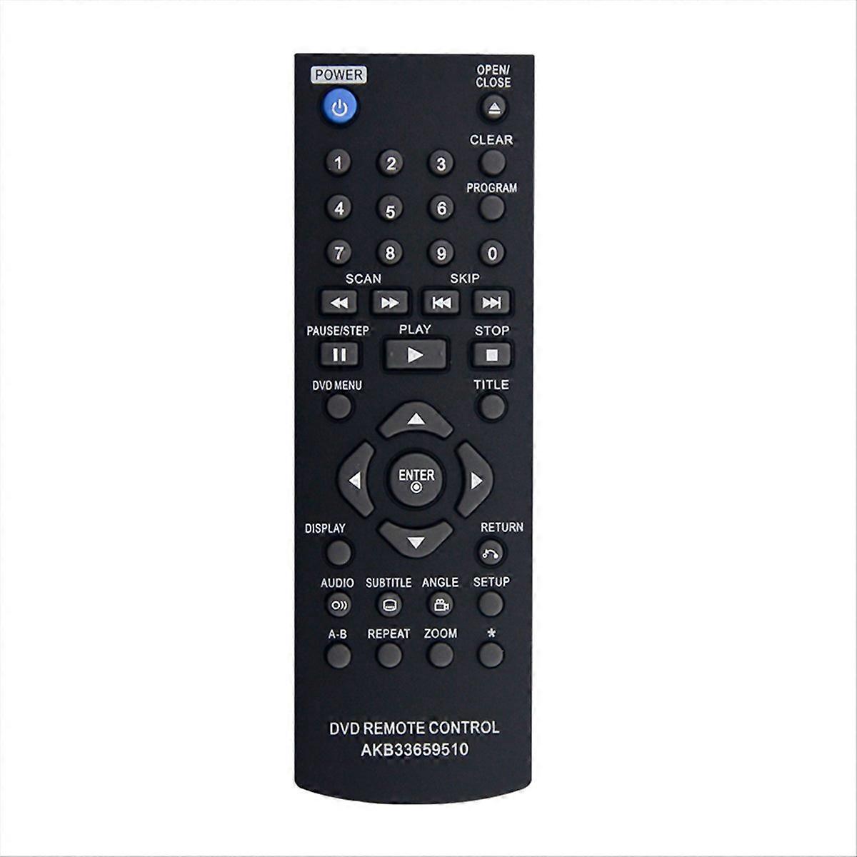 Remote Control AKB33659510 Replace for DVD Player DP122 DP520