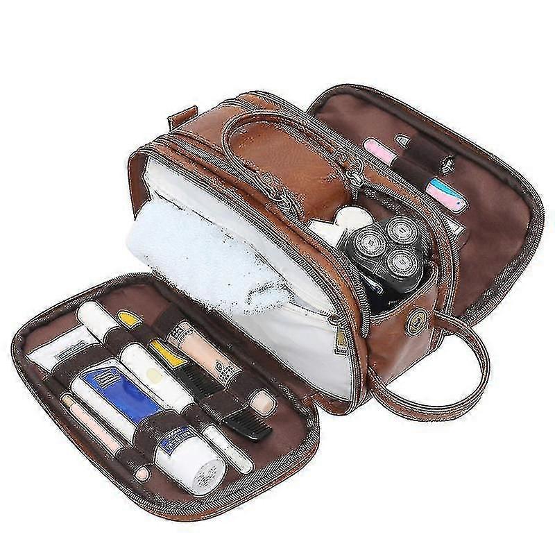 الرجال حقيبة أدوات الزينة السفر تخزين حقيبة مستحضرات التجميل