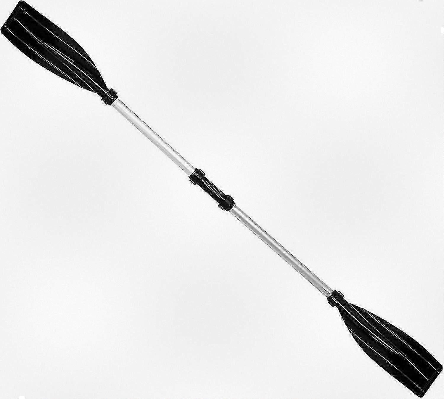 Adjustable Split Kayak Paddle for Canoeing and Boating, Dual-Blade Oar in Black