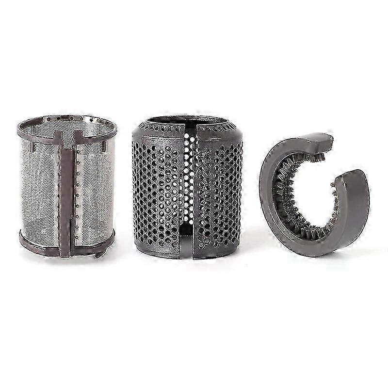 Hair Dryer Inner Filter and Outer Filter Cage Replacement for HD01 HD03 HD08 Models with Cleaning Tool