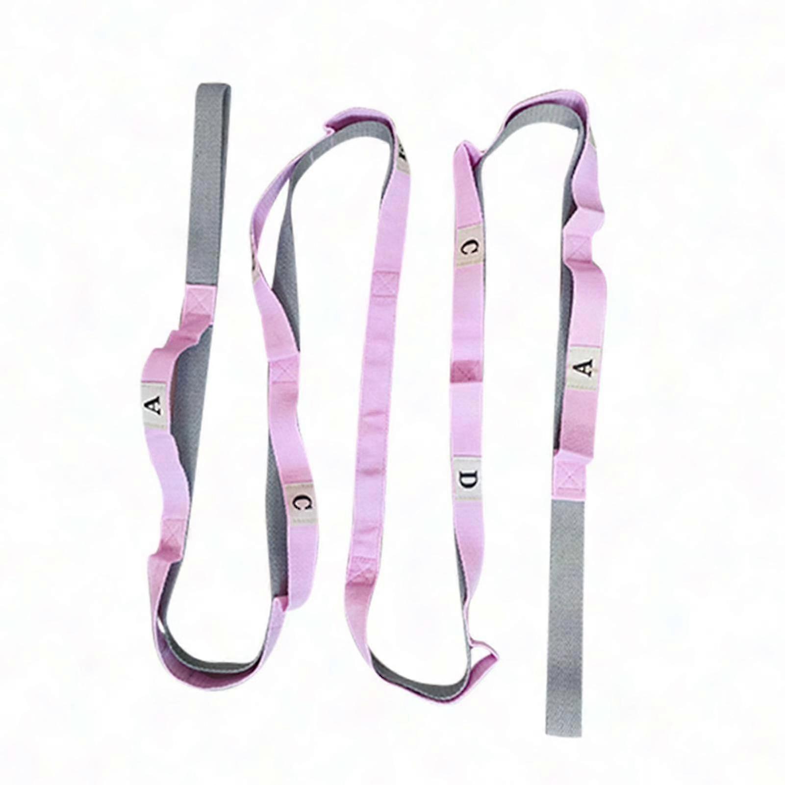 Multi-Loop Non-Elastic Stretch Band for Yoga, Physical Therapy, and Leg Stretching Exercises