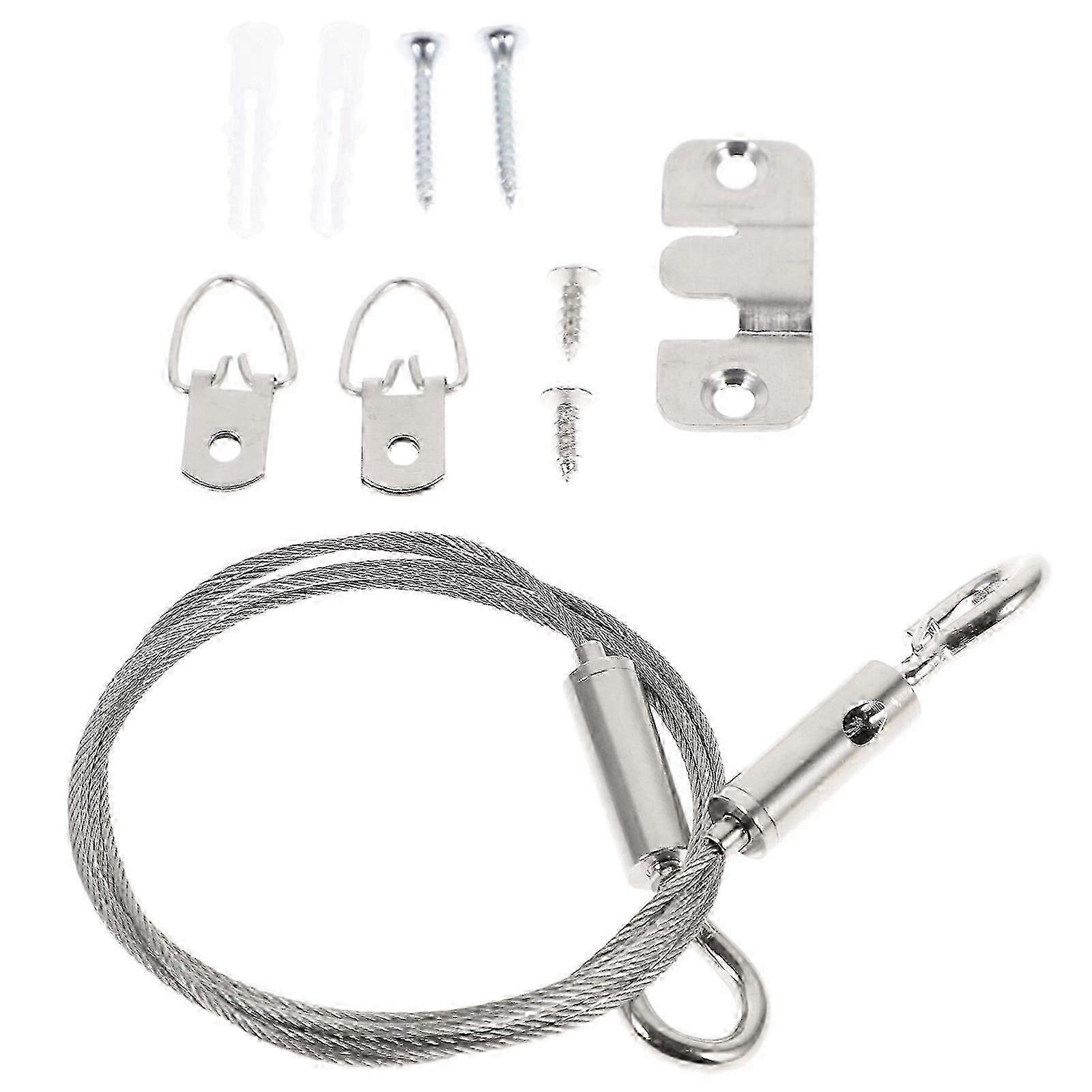 Picture Hangers Set with 1.2M Wire Rope and Hooks