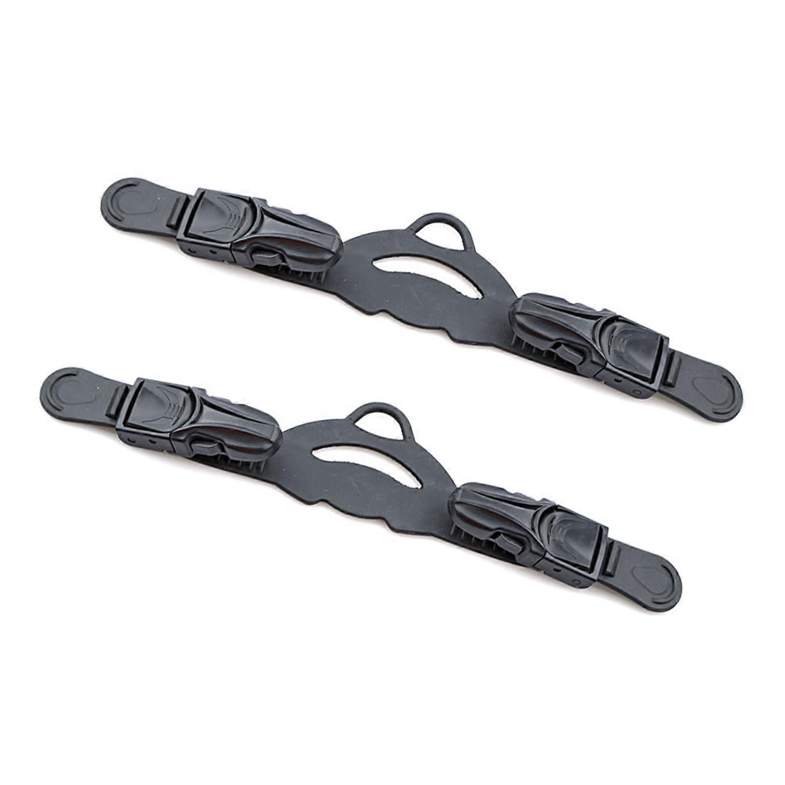 1Pair Adjustable Swim Fin Strap Deep Diving Flippers Strap With Quickly release Buckles for Diving Swimming Underwater Multicolor