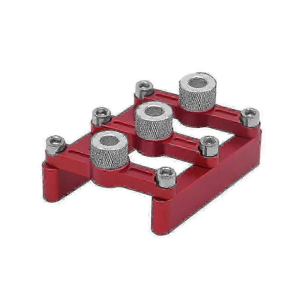 3-in-1 Adjustable Woodworking Drilling Locator Punch Tool Set - Doweling Jigs Kit with Pocket Hole Function