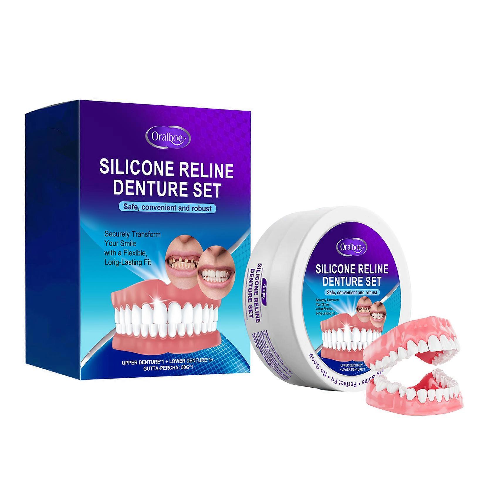 Oralhoe Dentures Modification Tooth Socket Beautiful Tooth Dentures Modification Teeth Improve Smile Comfort Care Suit