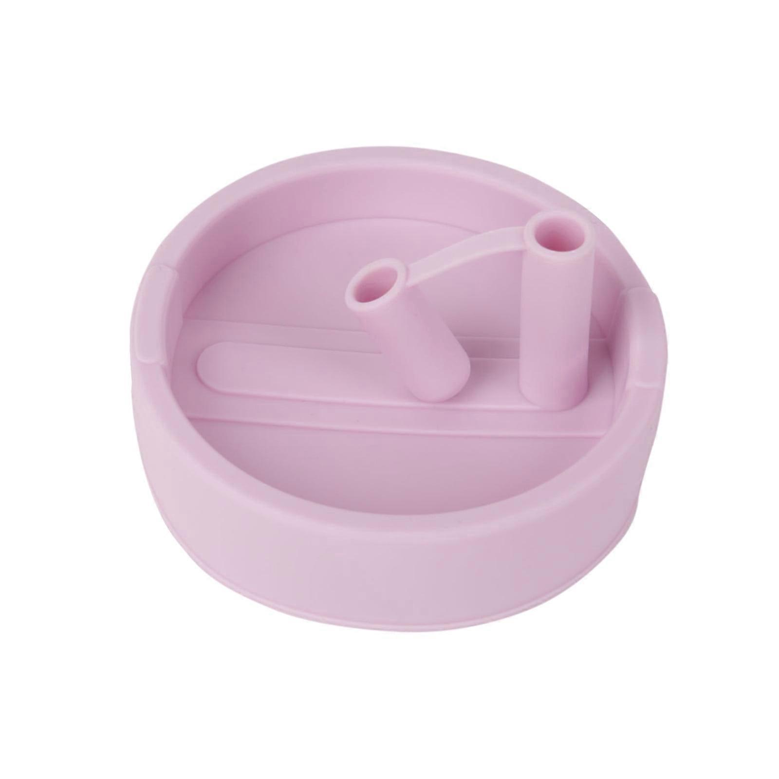 HKUKY Silicone Cap Seal Water Bottle Cap Accessories, Available In Four Colors, With Built In Straw Cap 40 Oz Cup Lid