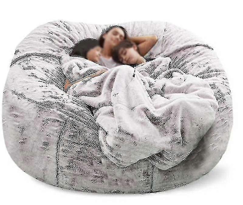 Lazy Sofa Bean Bag Artificial Fur Bean Bag Bean Sofa (no Filler) C