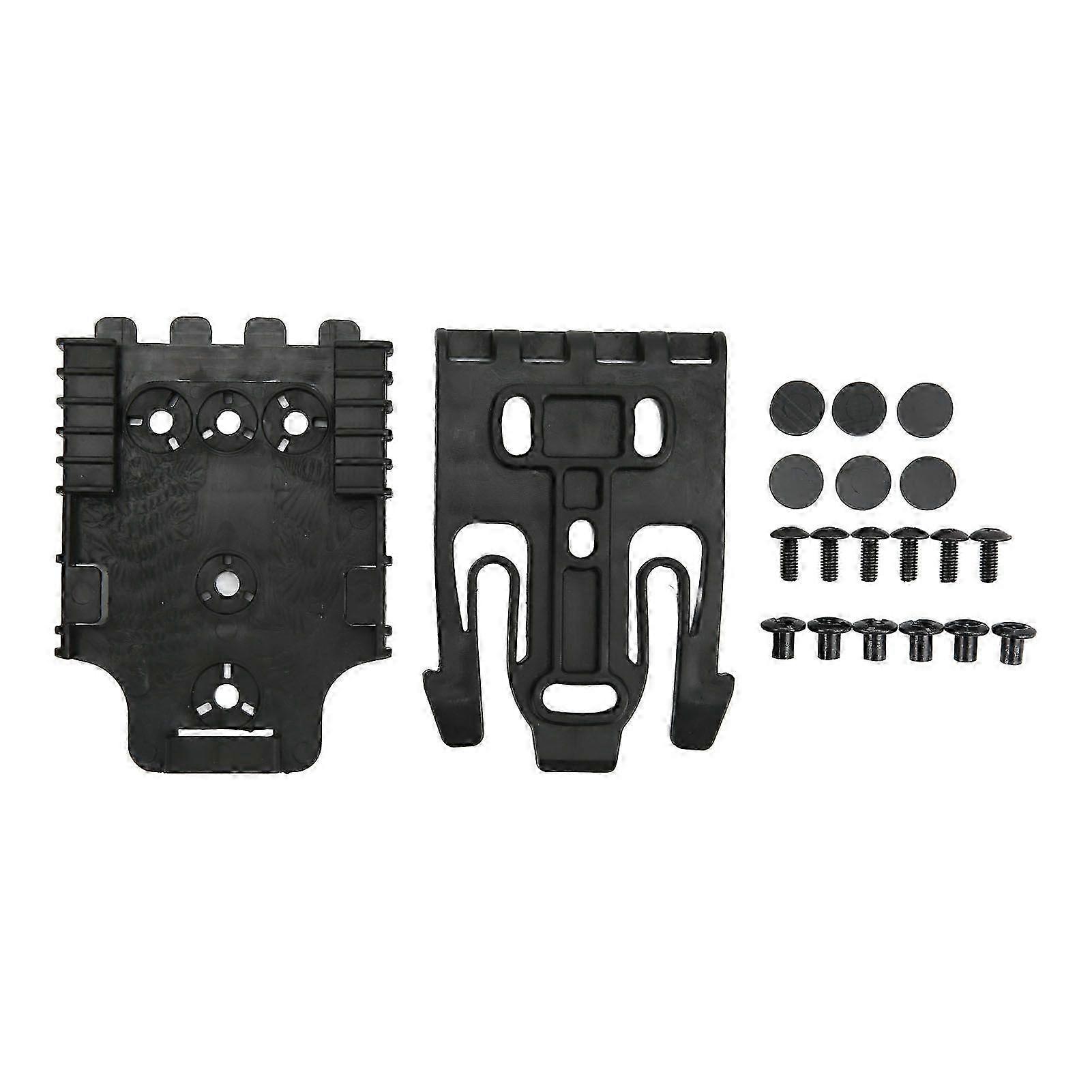 Quick Release System Kit Locking Buckle and Receiver Plate Black Nylon for On Duty Belt Girdle