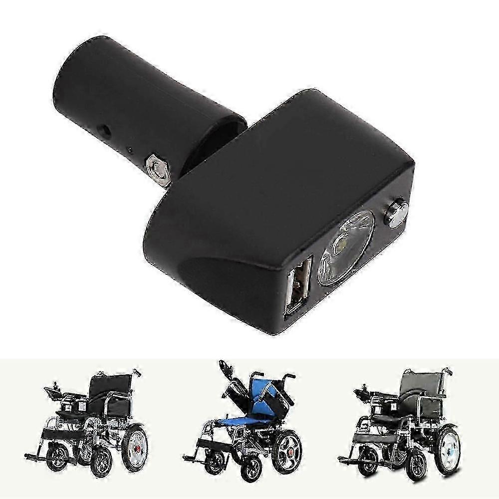 Adjustable Angle LED Light for Electric Wheelchair with USB Charging and XLR Connector in UK