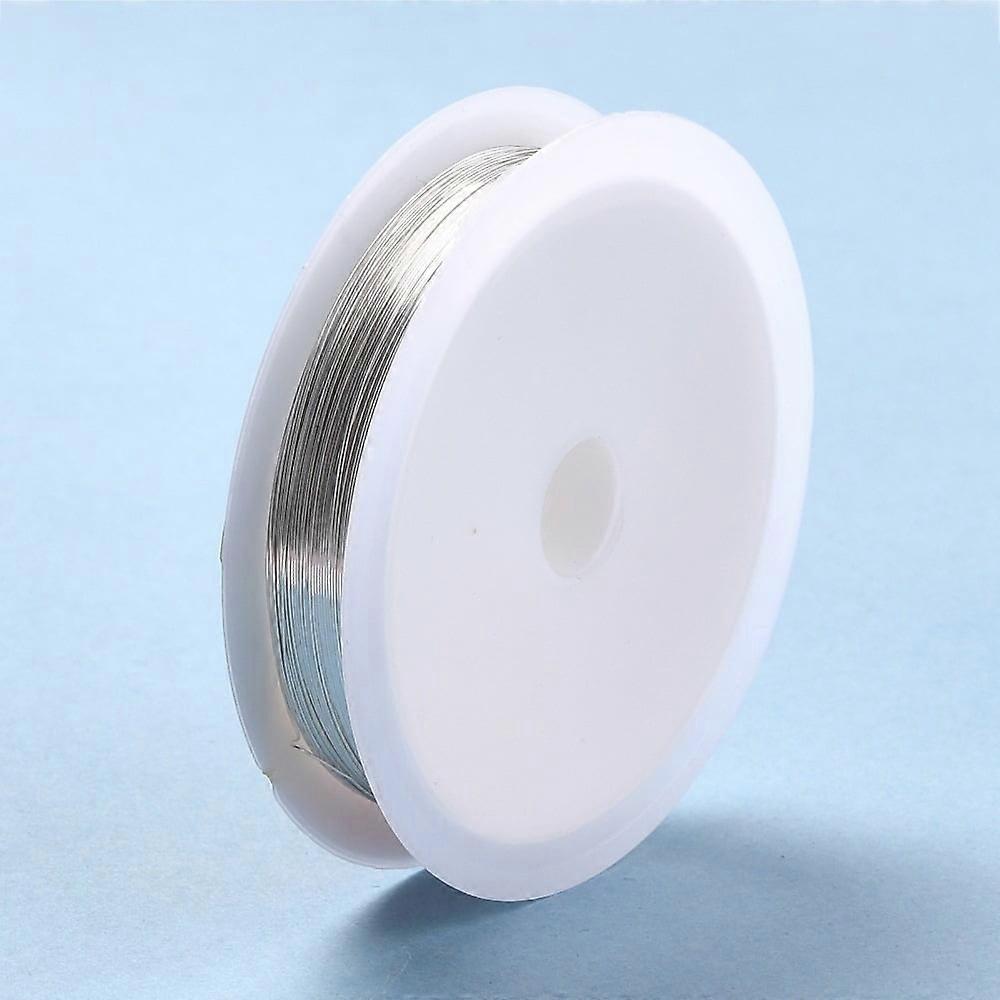 Round Copper Jewelry Wire Platinum