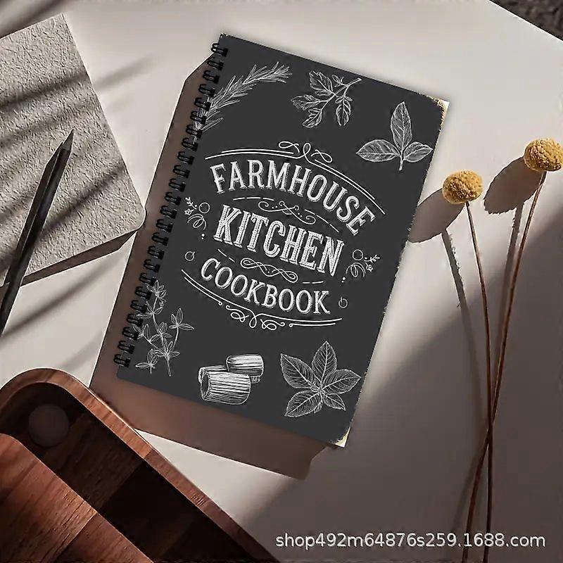 Specially designed for A5 recipe book personal notepad can hold at least 100 recipes kitchen helper