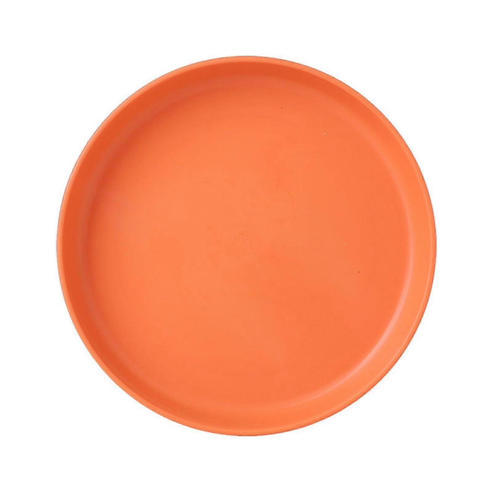 Miyuadkai Lightweight Tableware Plates, Polypropylene Orange