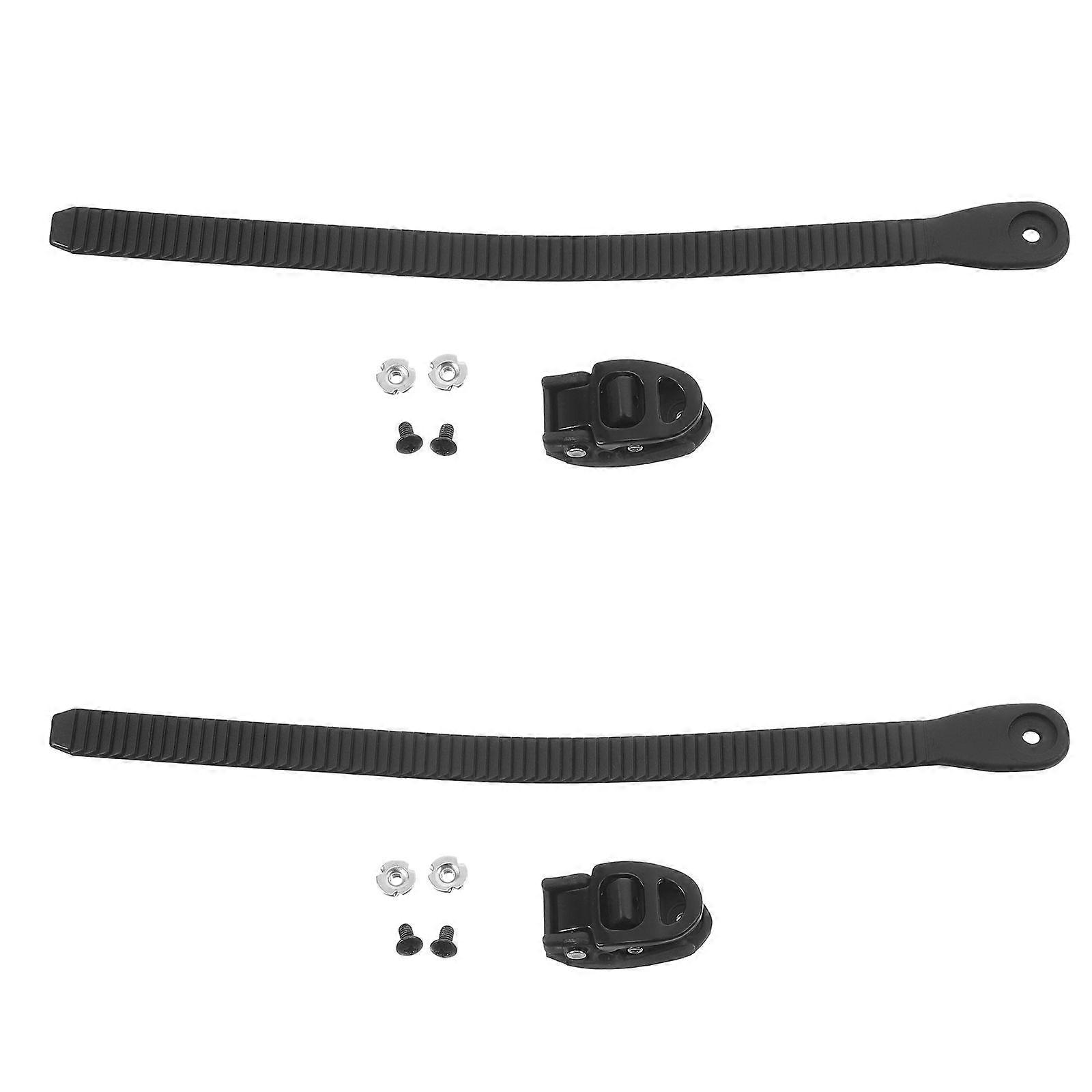 2 Sets Of Inline Roller Skate Replacement Strap Adjustable Buckle Strap For Skating Shoes Inline Skate Buckle Replacement Portable Buckle Strap Ice Sk