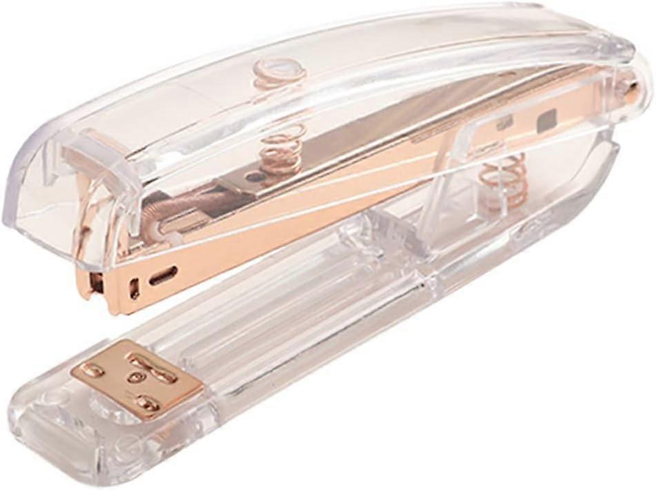 1pcs Transparent Desktop Stapler Swingline Stapler Book Binding Tools Office Supplies Office Stapler