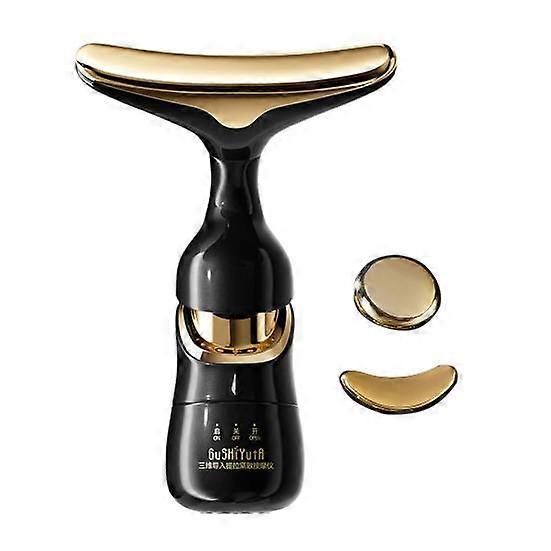 1 Set Useful Replaceable Head Relaxing Muscles Face Lifting Device Neck Double Chin Reducer Tool Woman Supply