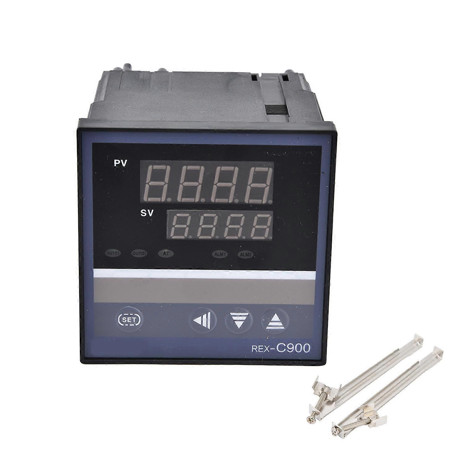 Temperature Controller Intelligent Digital PID Thermostat Meter K Type Thermocouple AC220V