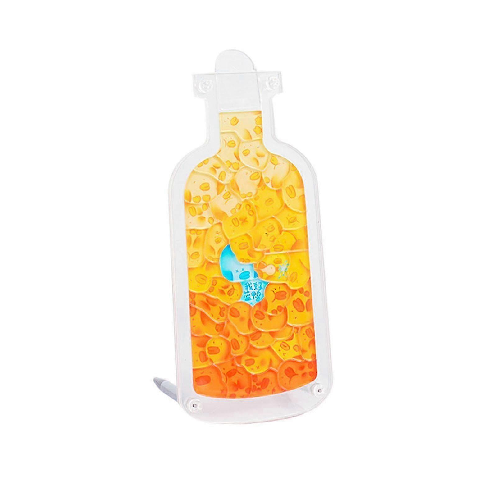 2023 New DIY  Acrylic Bottle Standee Creative Puzzle Gift Set DIY Jigsaw Puzzle Cute Pig Duck Cat  Hot