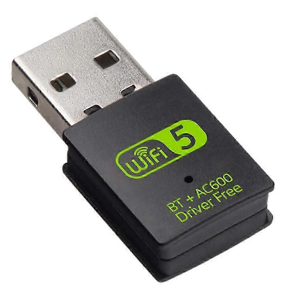 USB WiFi Bluetooth adaptér, 600Mbps dvojpásmový bezdrôtový sieťový externý prijímač, WiFi Dongle pre PC