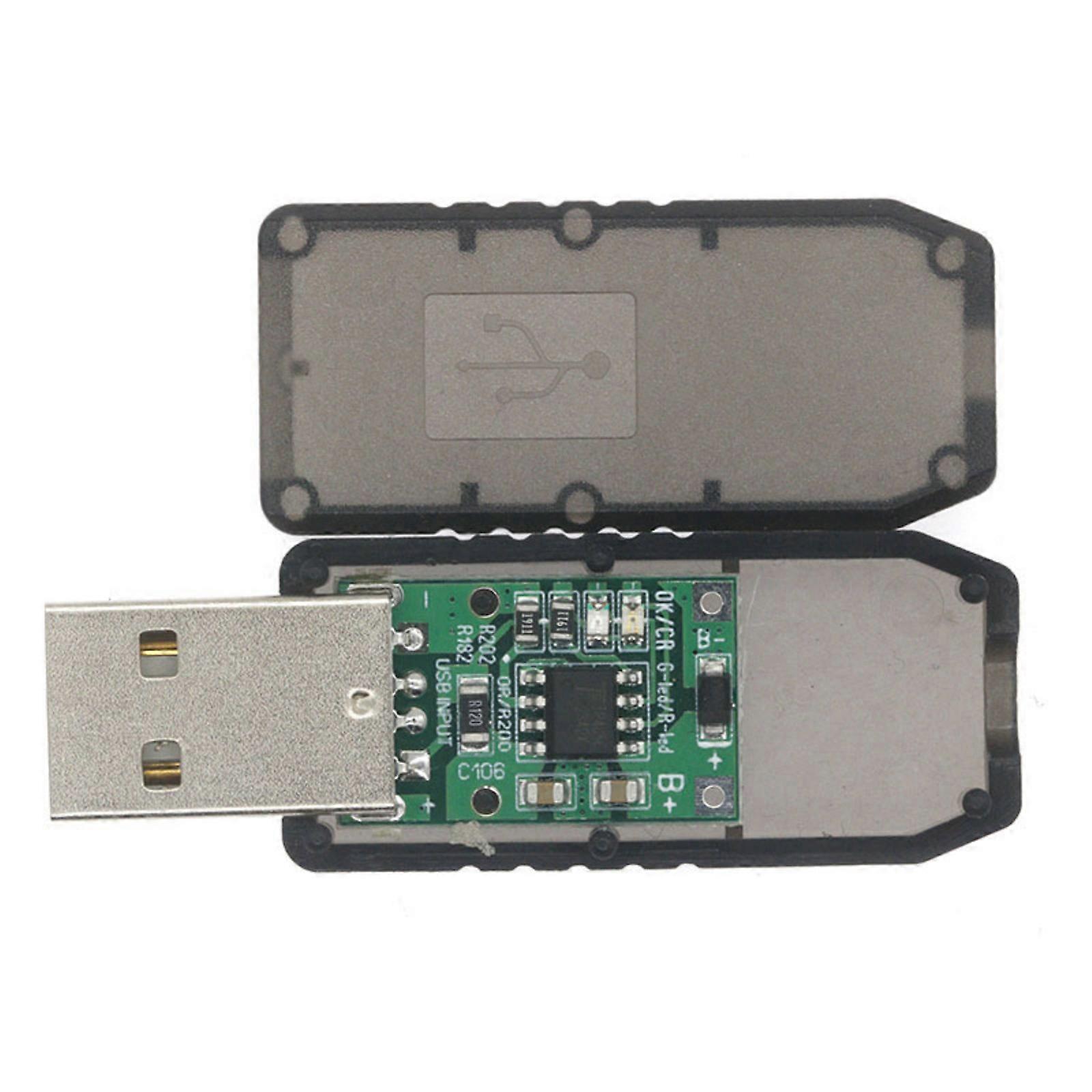 0.60A Fast Charging Module with 4.2V Output Short Circuitry Prevention Battery Charging Adapter for Single Cell Batteries Multicolor