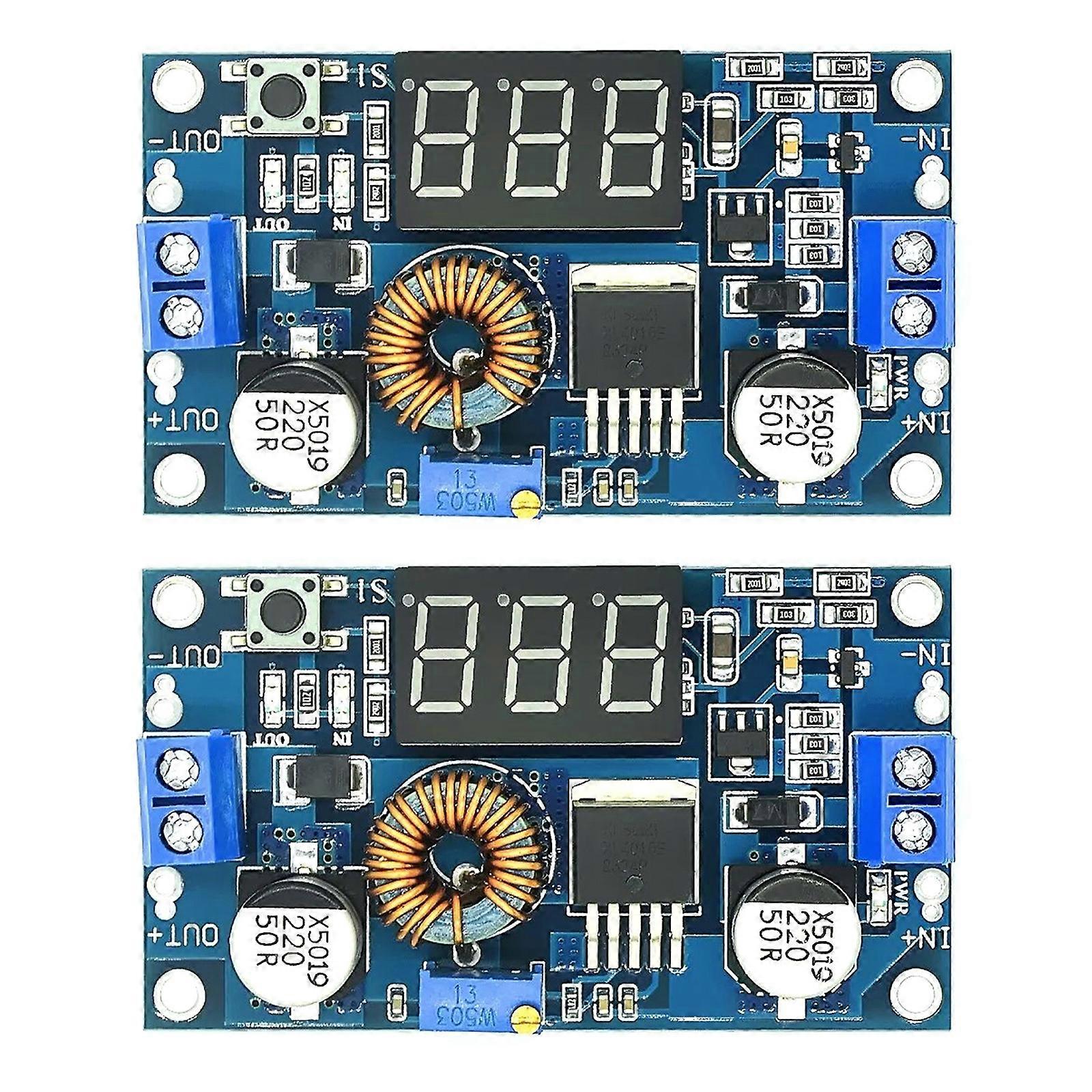 Industrial Power Supply Module 4-38V to 1.25 36V Adjustable Output 5A 75W High Efficiency Converters Heat Sink Included Multicolor