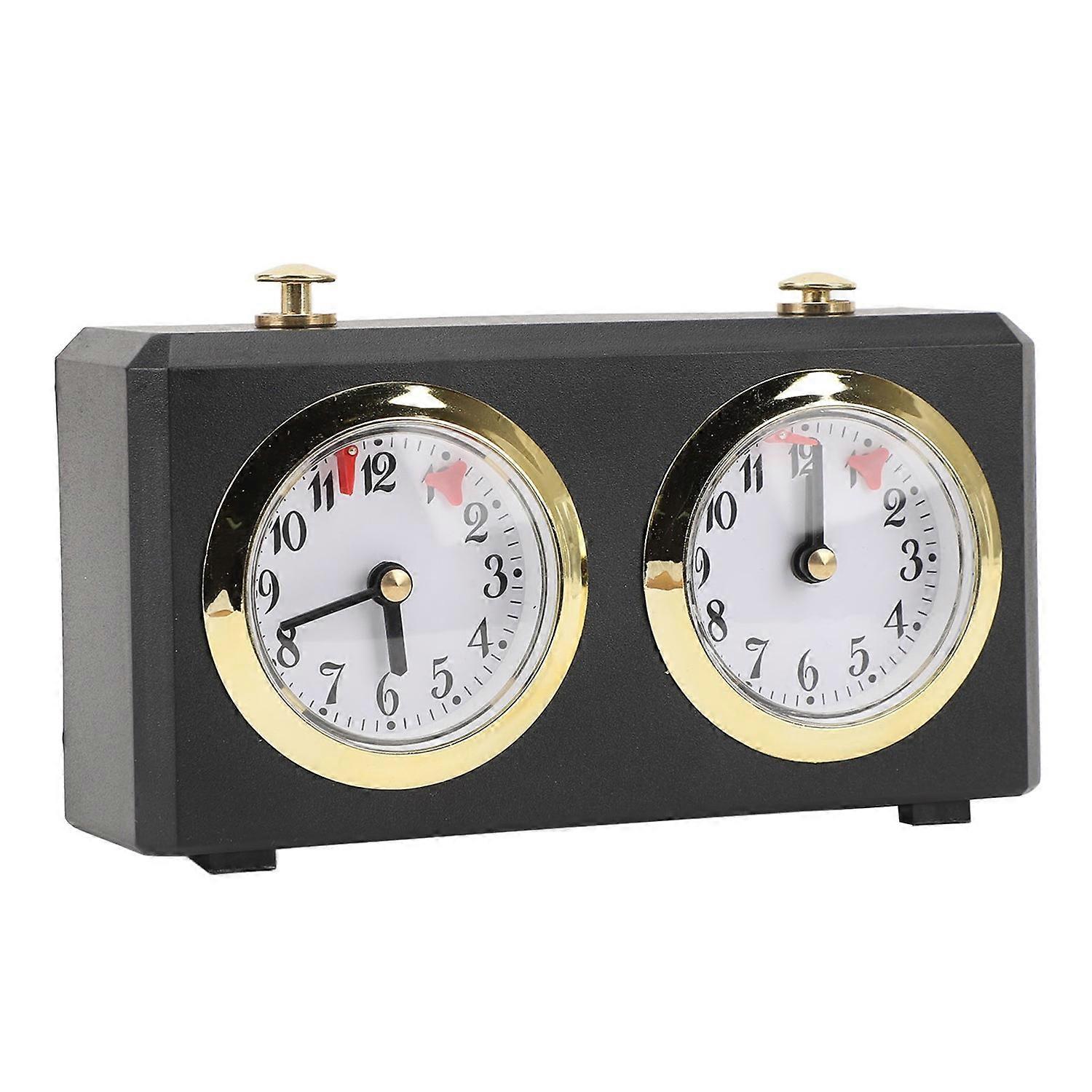 Analog Chess Clock Professional Wind Up Multi Functional Mechanism Portable Large Easy To Read Dials