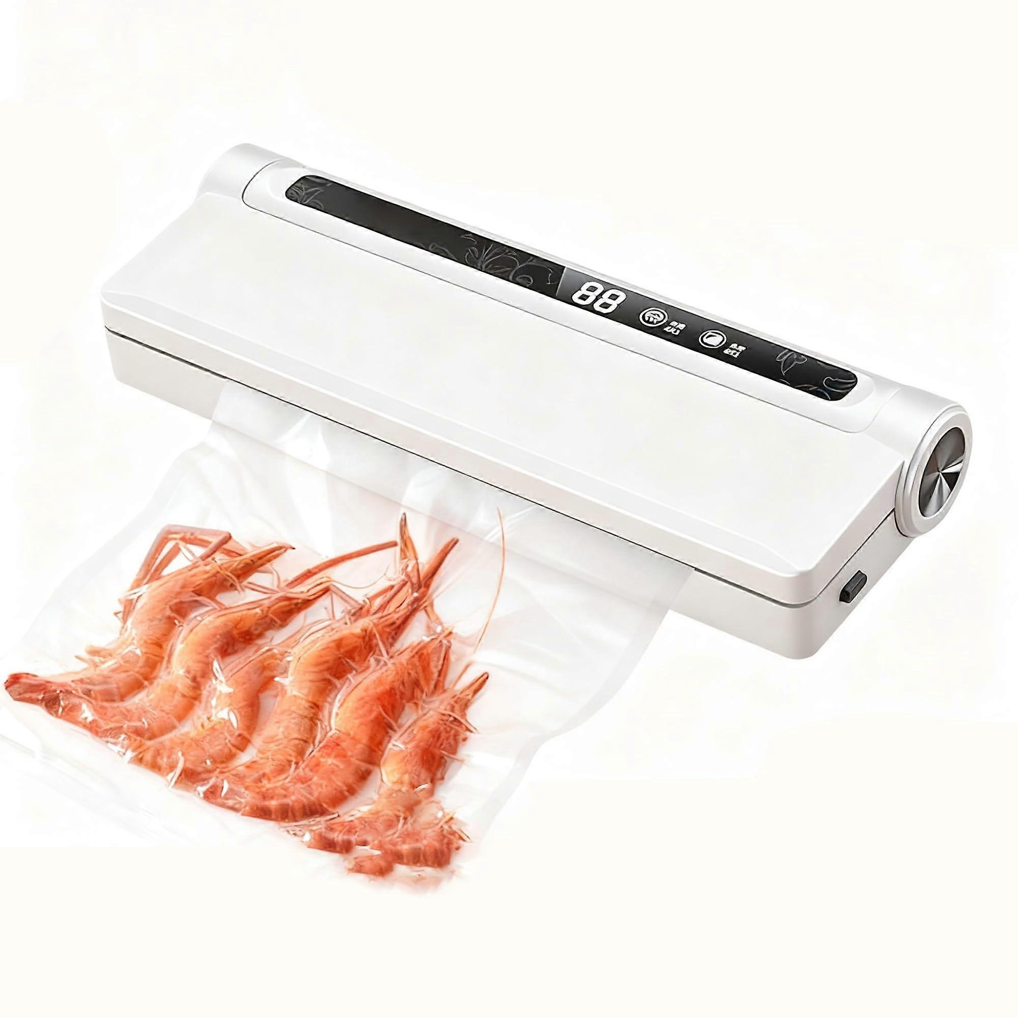 Vacuum Sealer Machine with Automatic & Manual Modes, 8.3in Seal, 20 Bags for Food Preservation