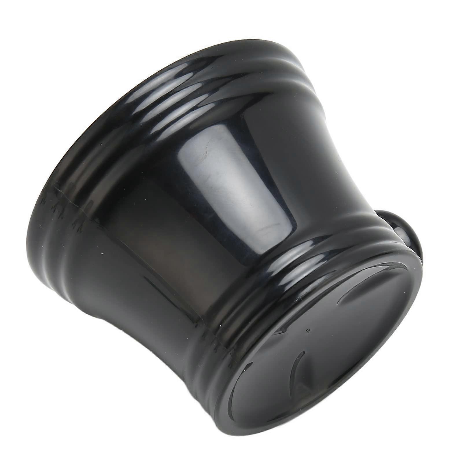 Shaving Bowl with Handle Black Large Capacity Shave Mug for Barber  and Home Use