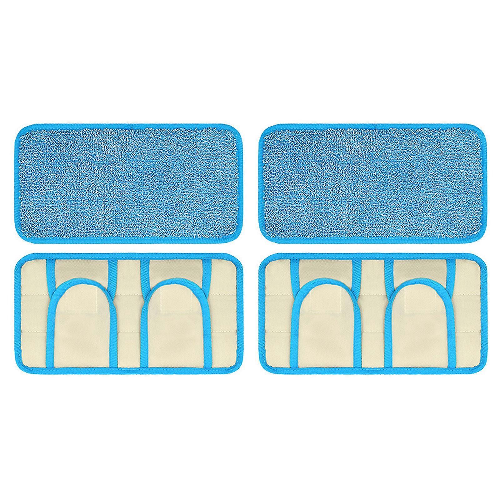 2pc/4pc Effective and Convenient Floor Mop Head Removes Dirt and Stains Easily Mop Refills Cover for Sweeper Mop Multicolor