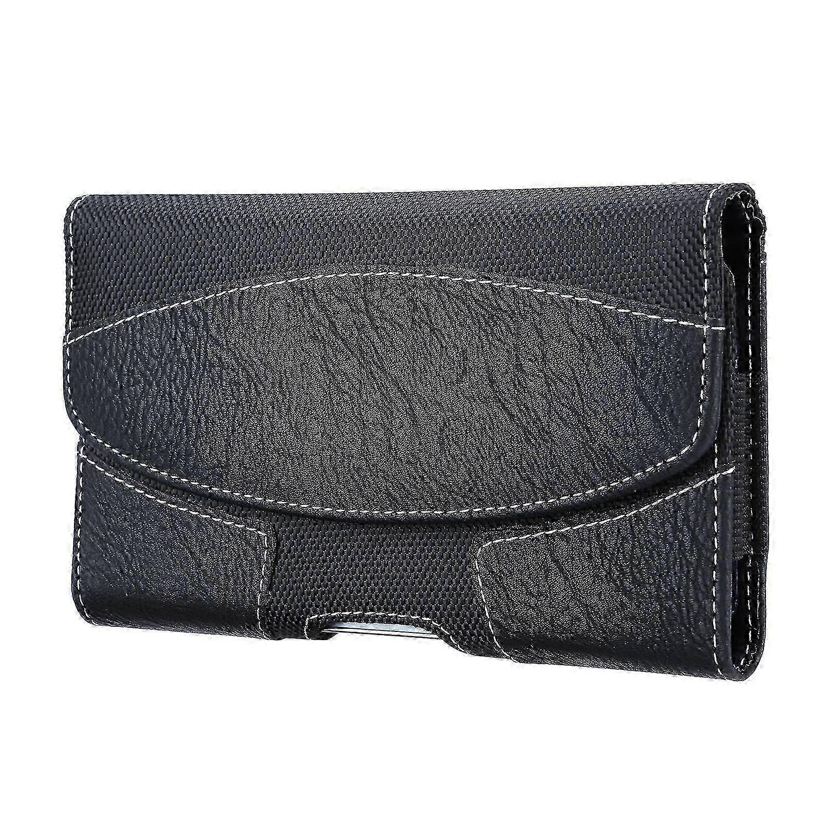 Elegante Bolsa de Telefone de Couro PU com Clipe de Cinto - Ajuste Universal