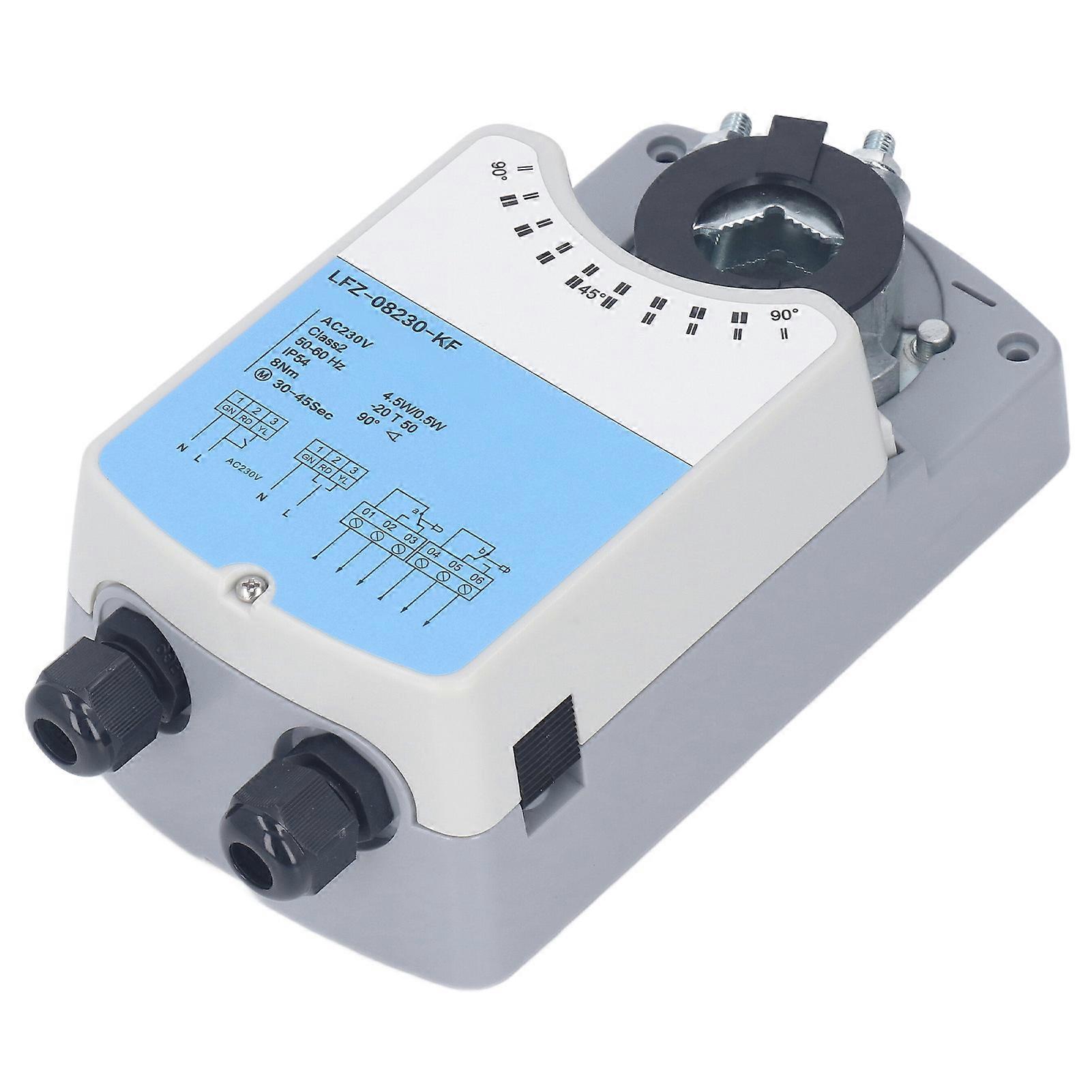 AC230V Electric Damper Actuator with Adjustable Angle for Water & Wind System