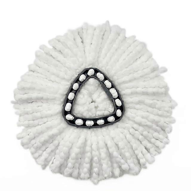 Spin Mop Replacement Head 360 Rotating Floor Mop Refill for Home Cleaning (White)