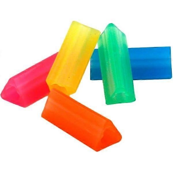 12-pack Classic Triangular Pen Grips, Assorted Bold Colors, 4.45 cm Long